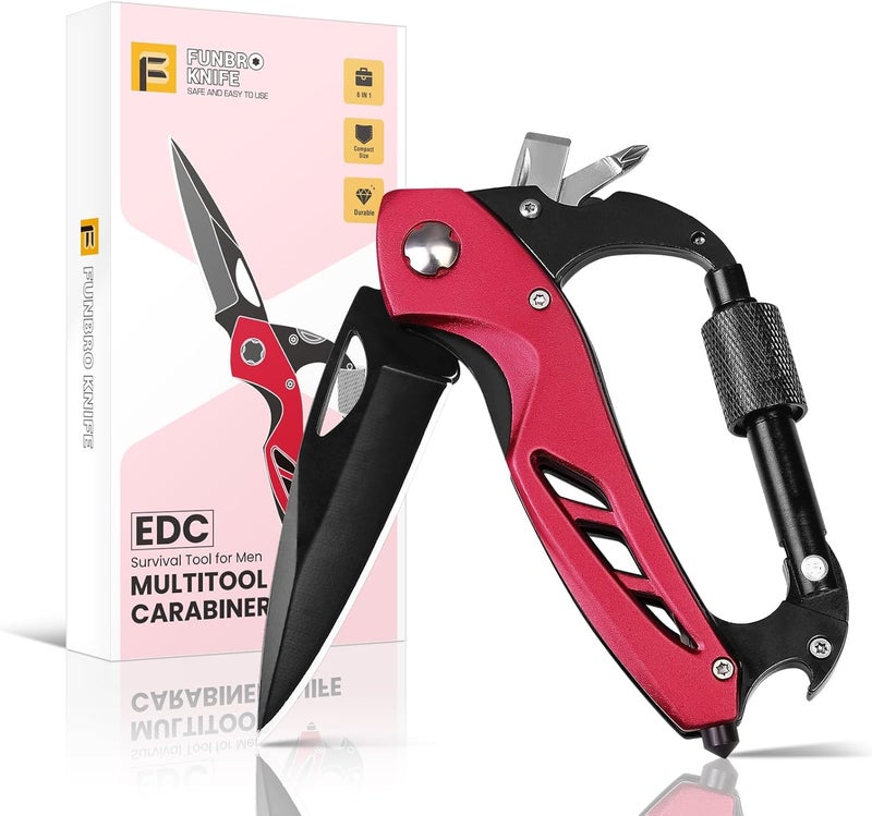 FUNBRO Multitool knife (Red) - Image 1